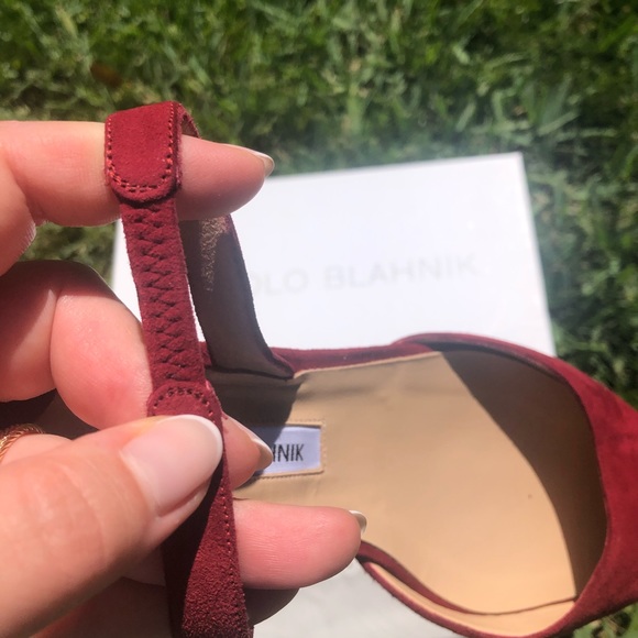 Gently used Manolo Blahinik 39.5 EU will fit US8 - Picture 5 of 6